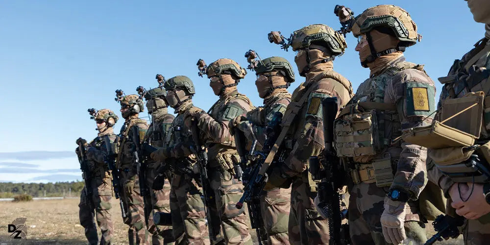 La section d'aide à l'engagement débarqué du 2e REI defense-zone.com