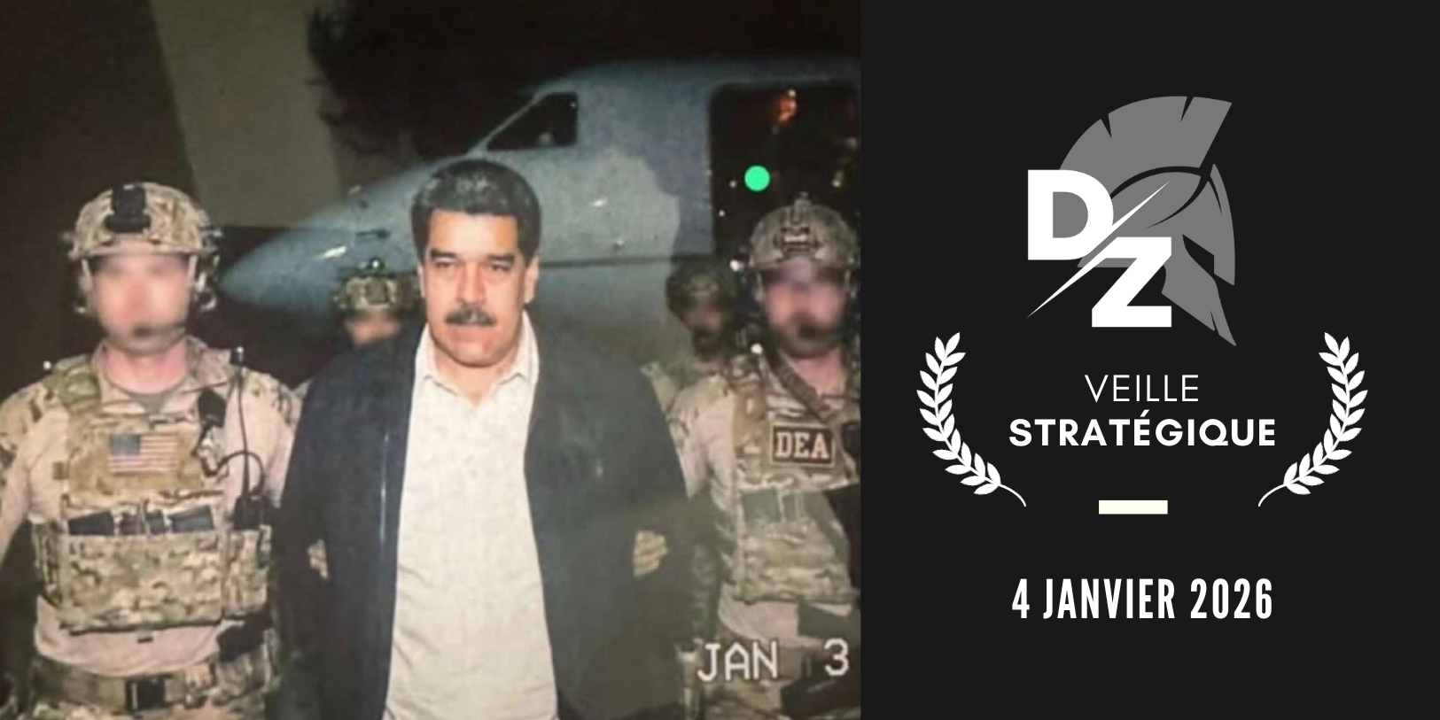 Les forces spéciales US capturent Maduro, nouveau fusil pour la police, Saab veut collaborer avec Airbus - Veille Stratégique du 5 janvier 2026