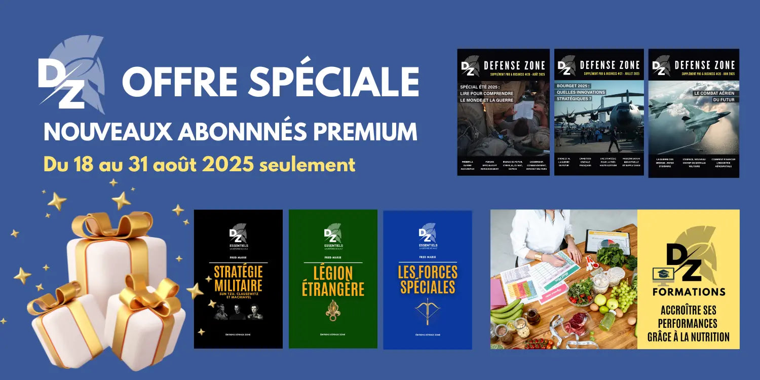 Offre spéciale nouveaux abonnés Premium (jusqu'au 31 août 2025 à minuit) defense-zone.com