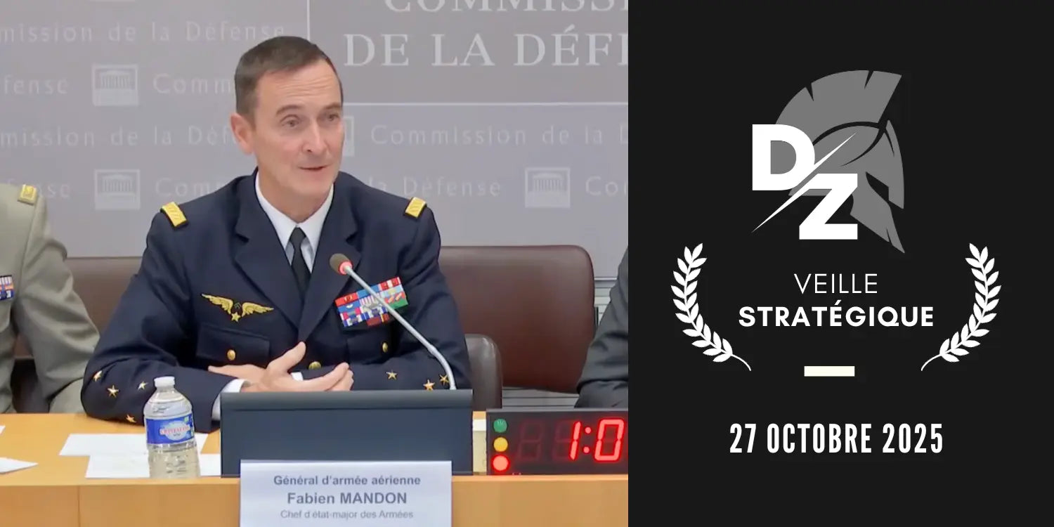 Le CEMA interrogé par les députés, Tom Enders chez KNDS, explosion des cyberattaques en Europe - Veille Stratégique du 27 octobre 2025 defense-zone.com