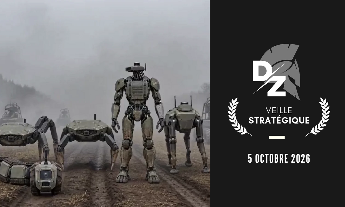 Le projet d'armée de robots ukrainiens, contrat XXL pour Boeing et Otokar, les américains quittent l'Irak - Veille Stratégique du 5 octobre 2026