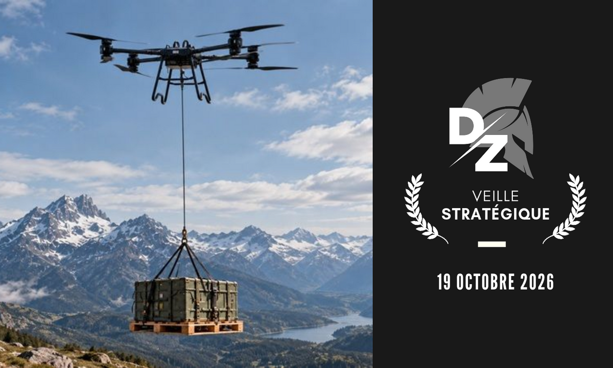 Le drone français capable de transporter 100 kg de charges, Berlin envisage d'acheter 50% de KNDS, procès du Nord Stream - Veille Stratégique du 19 octobre 2026