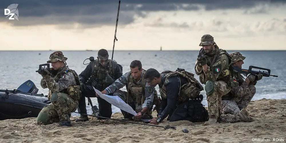 Débarquement amphibie, GAEA, Italie