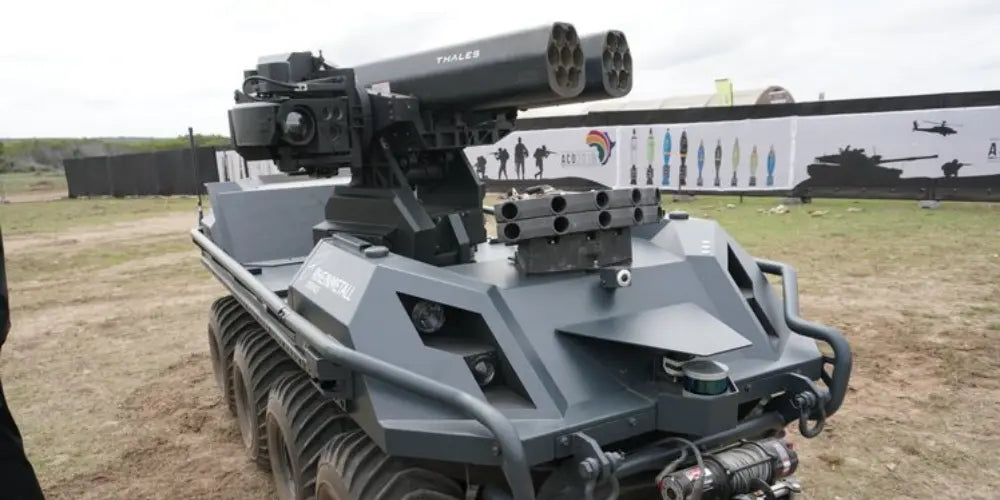 drone terrestre "Mission Master" de l'industriel allemand Rheinmetall