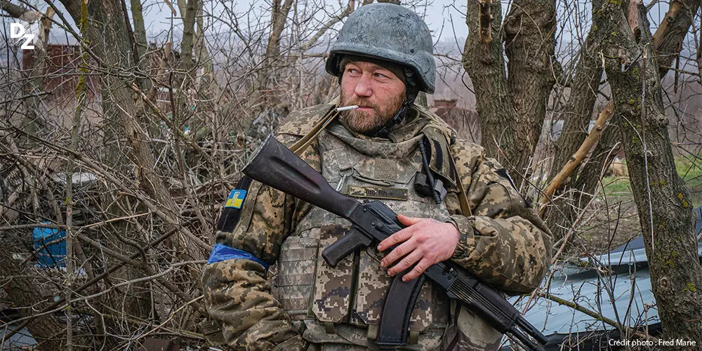 Ukraine, soldat, guerre, russie