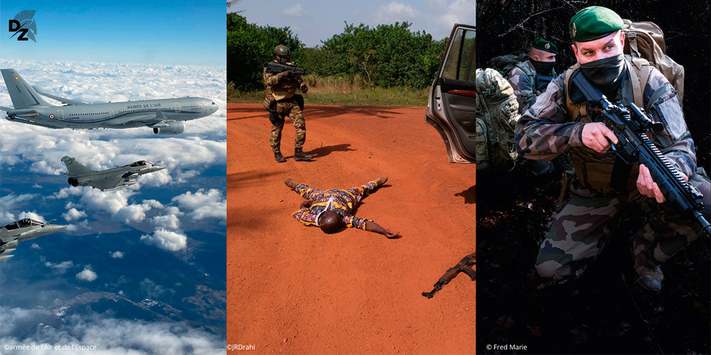 Armée de l'Air et de l'Espace, MRTT, Rafale, avions, forces spéciales, RCI, Côte d'Ivoire, FS, Légion étrangère, légionnaire, HK 416F