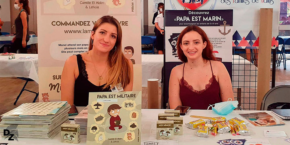 Mili house, Camille El Mohri, Leticia, papa est militaire, livre enfants