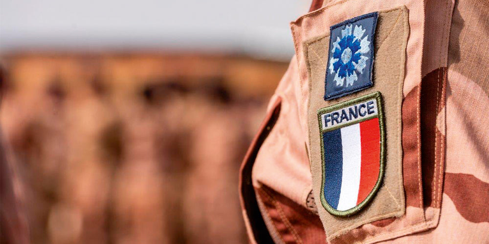 Bleuet de France, Ecusson, treillis, Barkhane, OPEX
