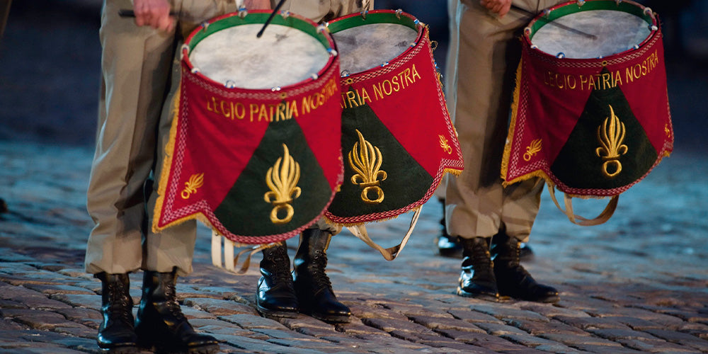 Musique Légion étrangère, légionnaire, Invalides, Parsi