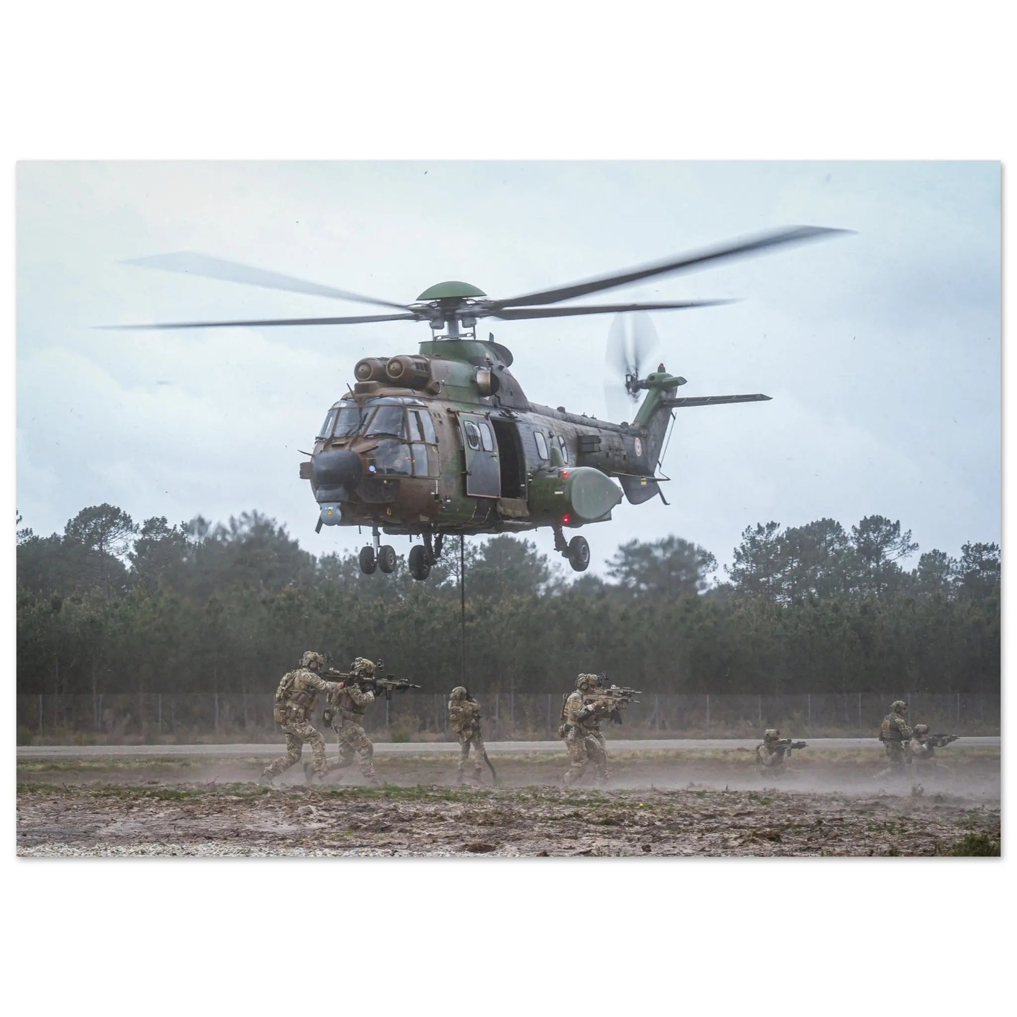 Poster Photo - Démonstrations des forces spéciales au Sofins defense-zone.com
