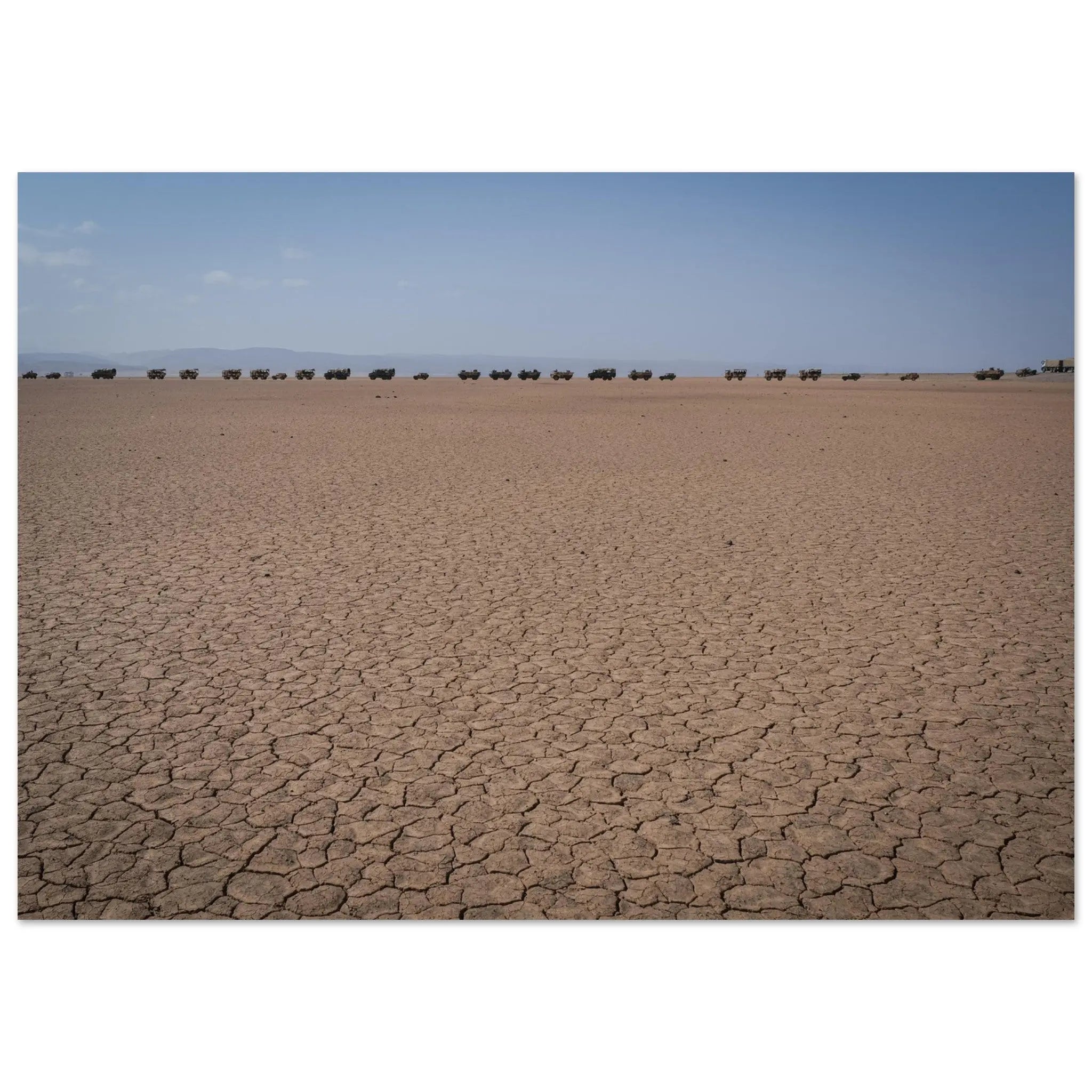 Poster Photo - Désert du Grand Bara à Djibouti defense-zone.com