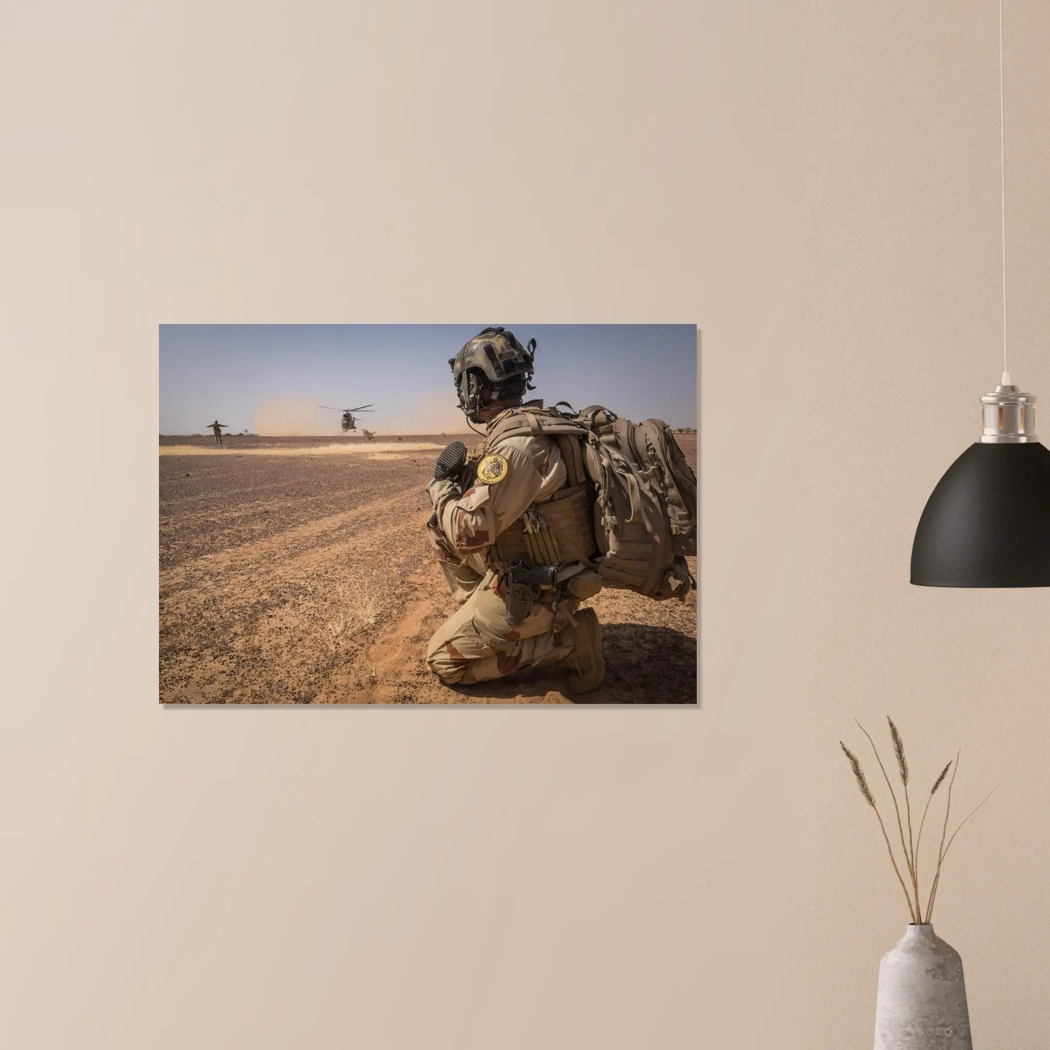 Poster Photo - Départ en hélicoptère Puma au Mali defense-zone.com