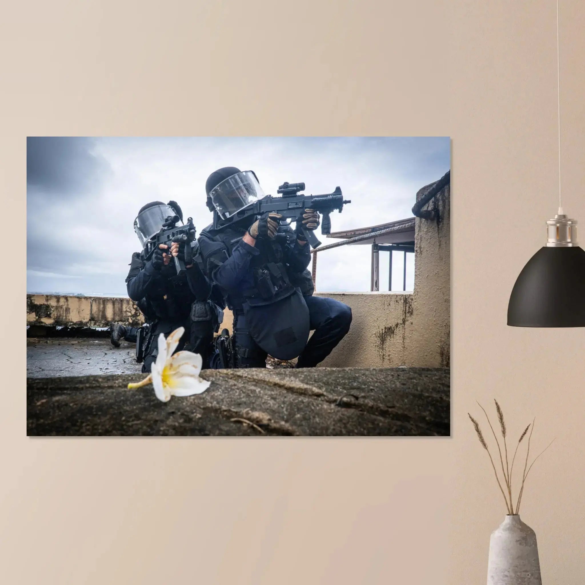 Poster Photo - L'antenne du GIGN en Polynésie française defense-zone.com