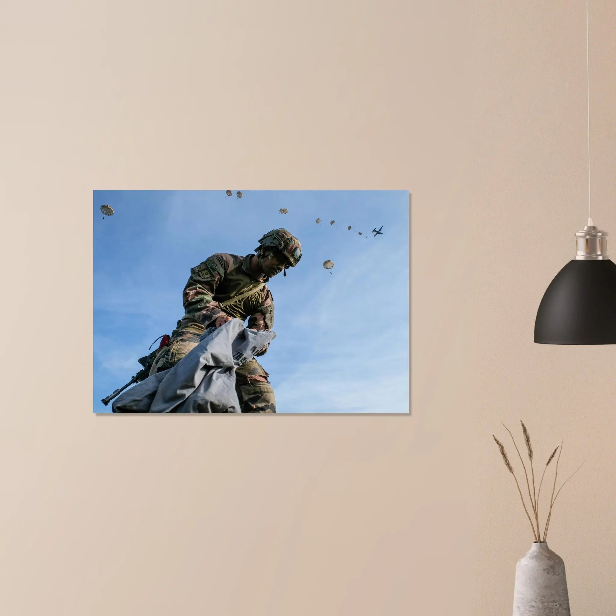 Poster Photo - couverture de notre livre "Paras" (avec la 11e brigade parachutiste) defense-zone.com