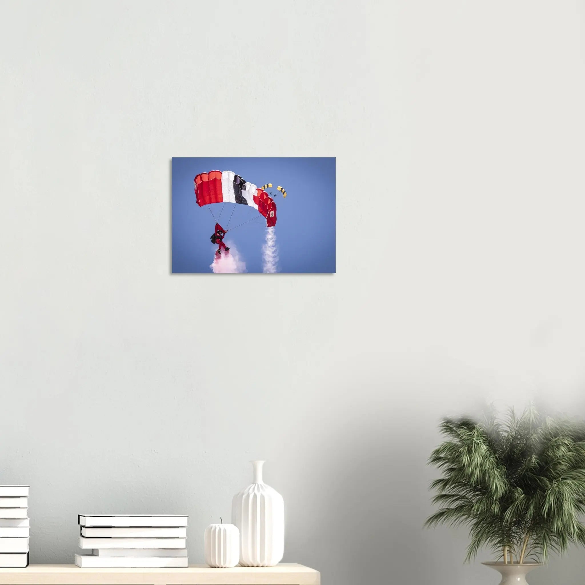 Parachutistes américains et britanniques en chute libre — poster au mur, petit format