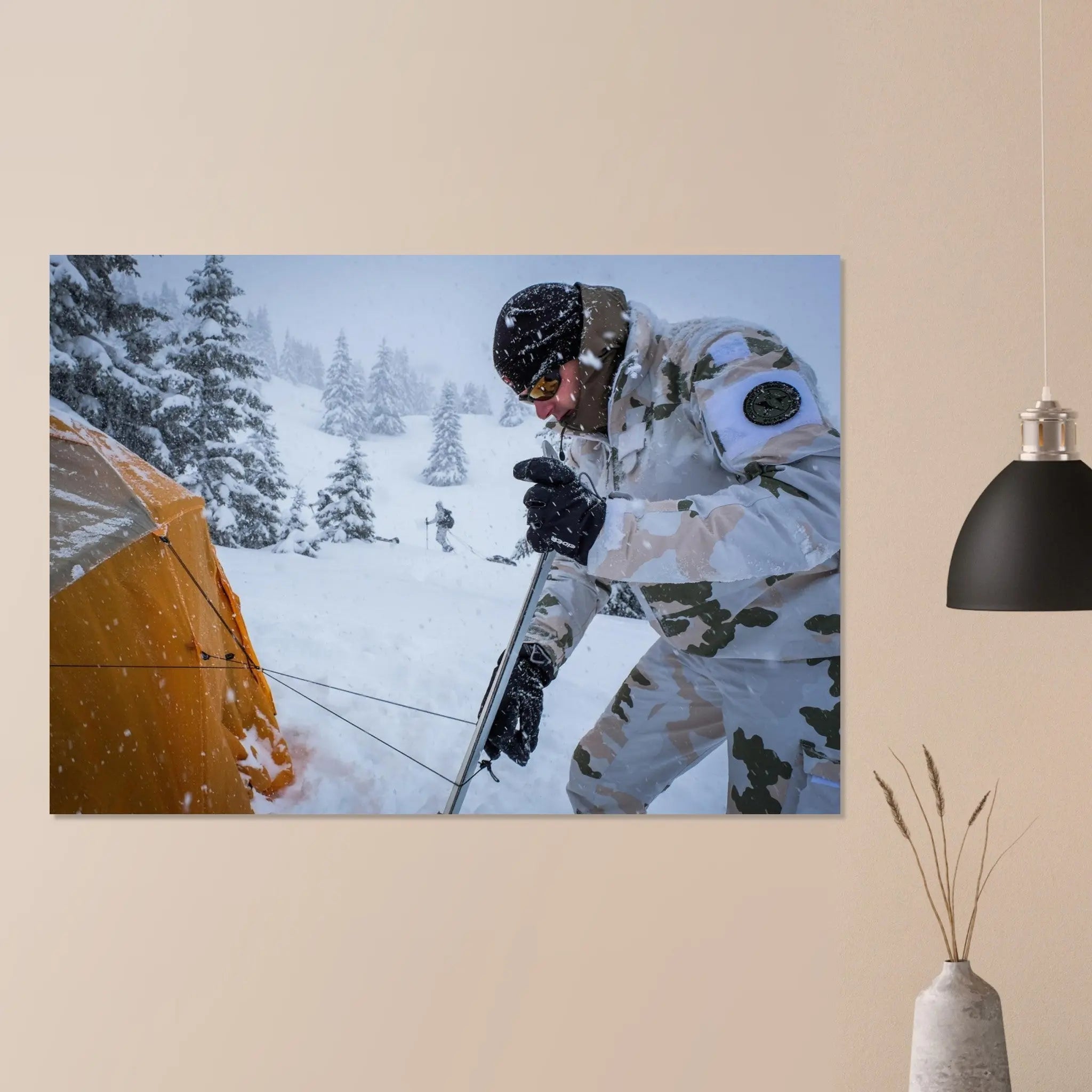 Poster Photo - Commando montagne en entraînement dans les Alpes defense-zone.com