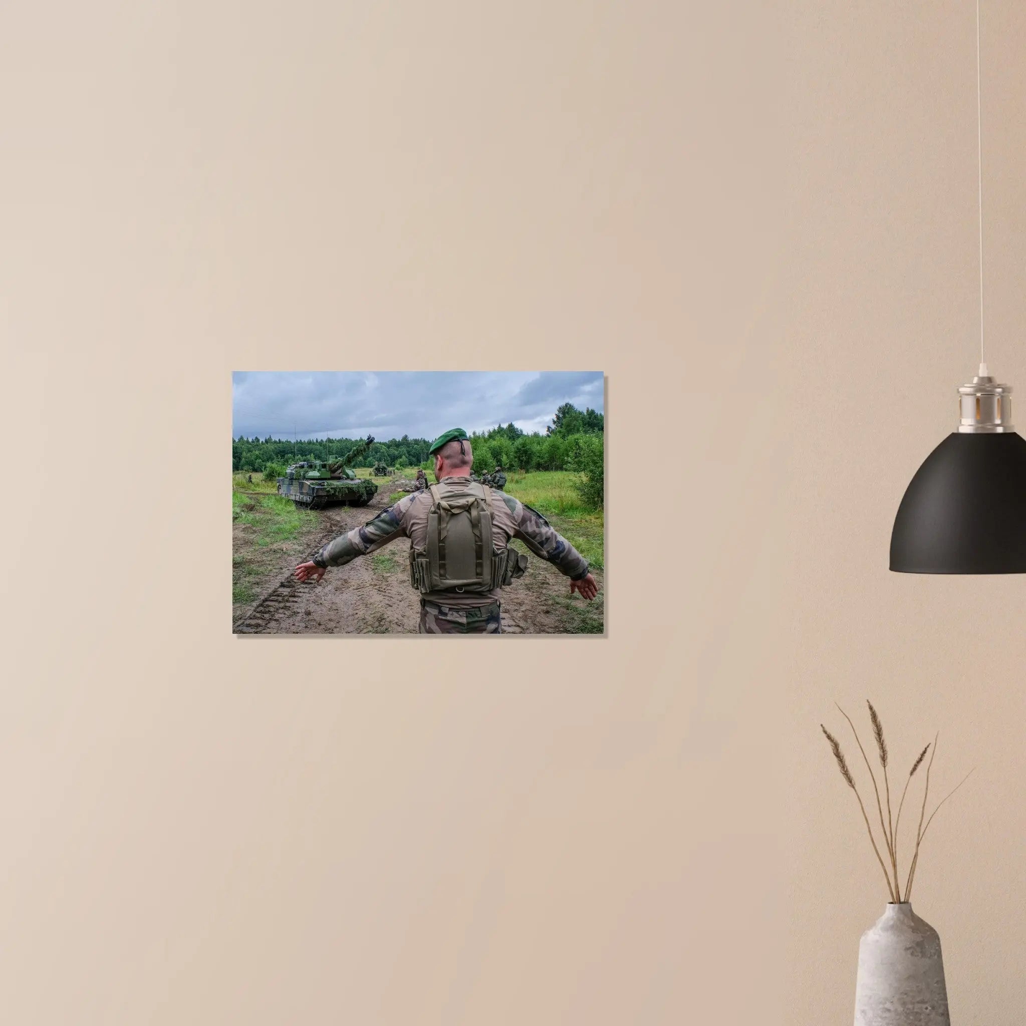 Poster Photo - Char Leclerc sur la Mission Lynx en Estonie defense-zone.com