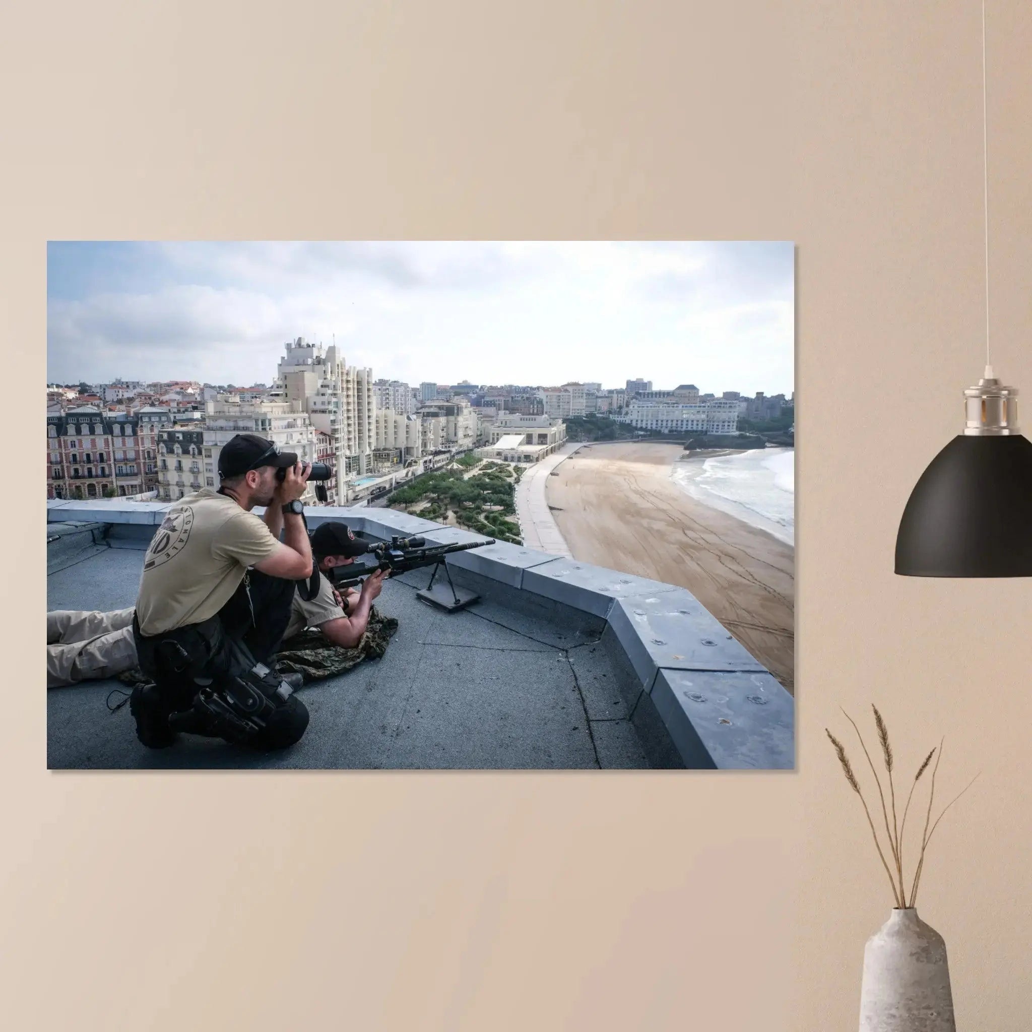 Poster Photo - Un tireur de haute précision du RAID lors du sommet du G7 defense-zone.com