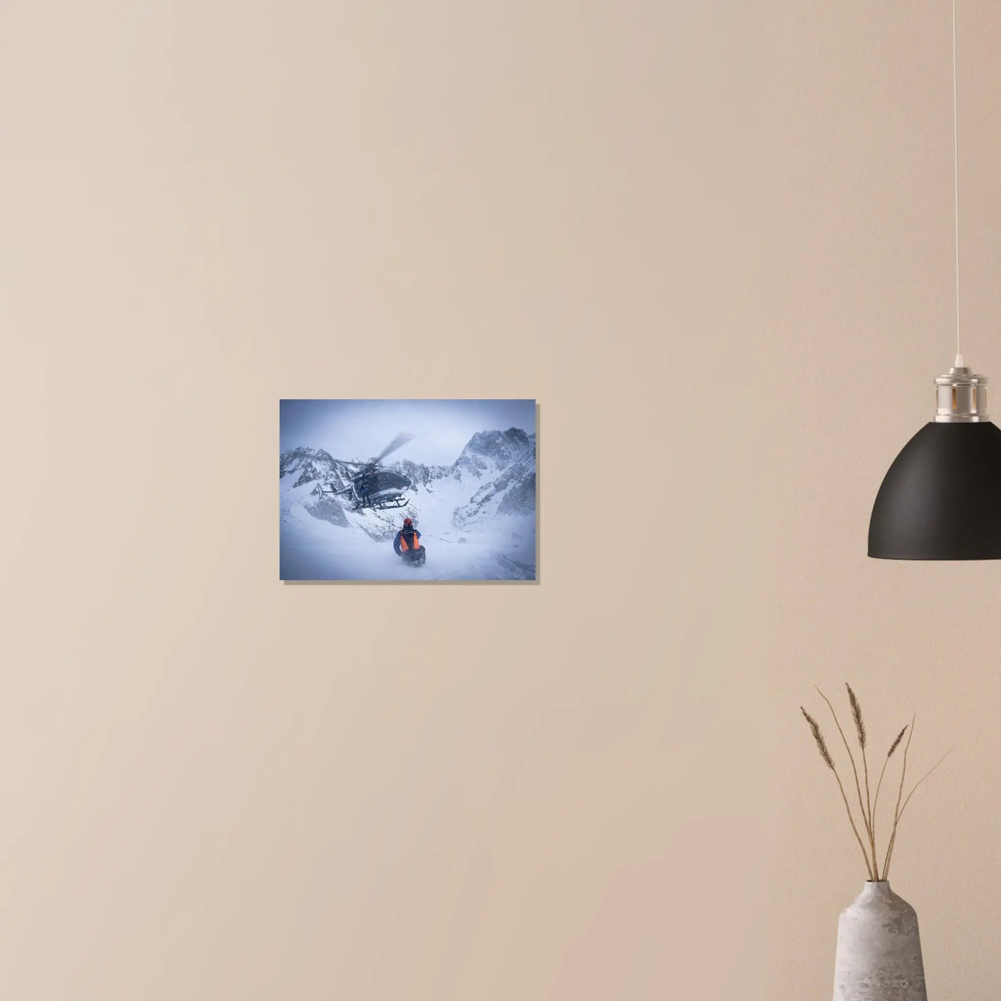 Poster Photo - Secours en montagne dans les alpes (PGHM) defense-zone.com