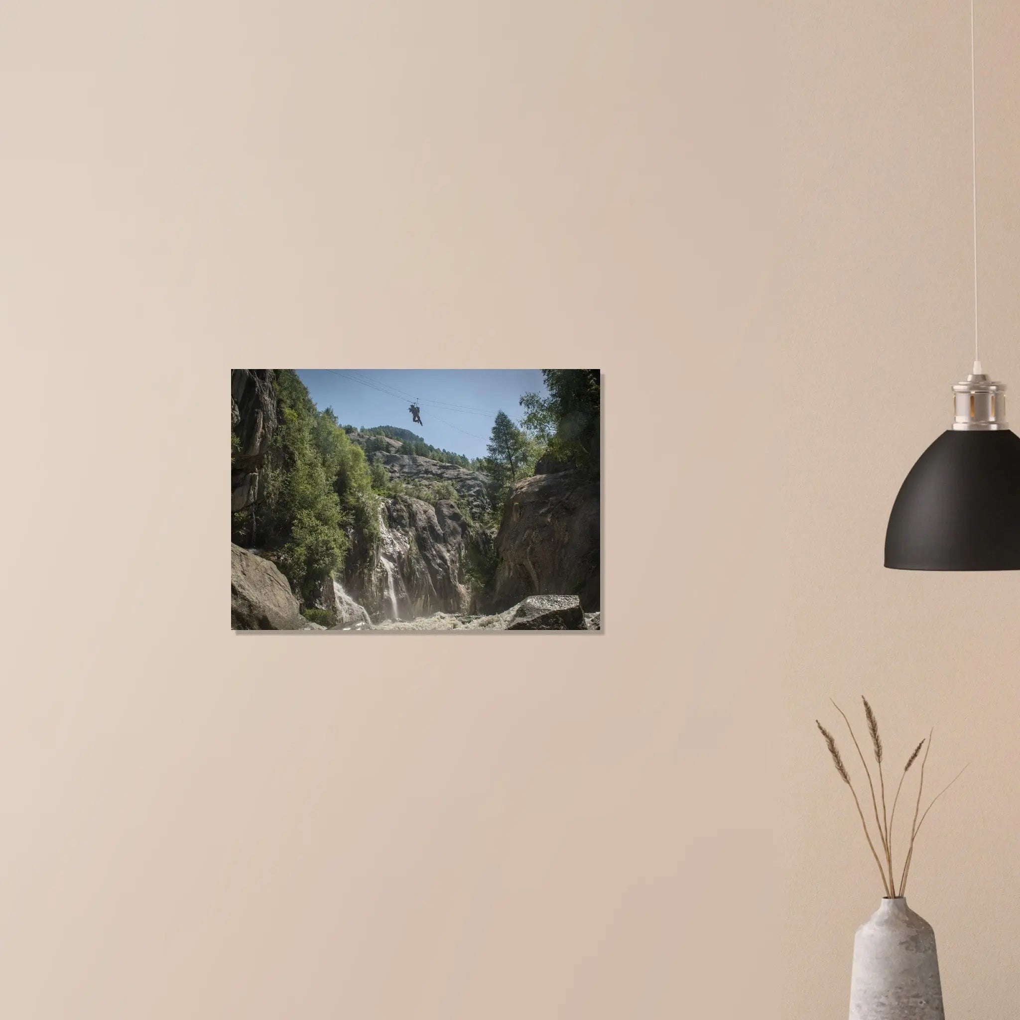 Poster Photo - Manoeuvre de franchissement pour les commandos montagne defense-zone.com