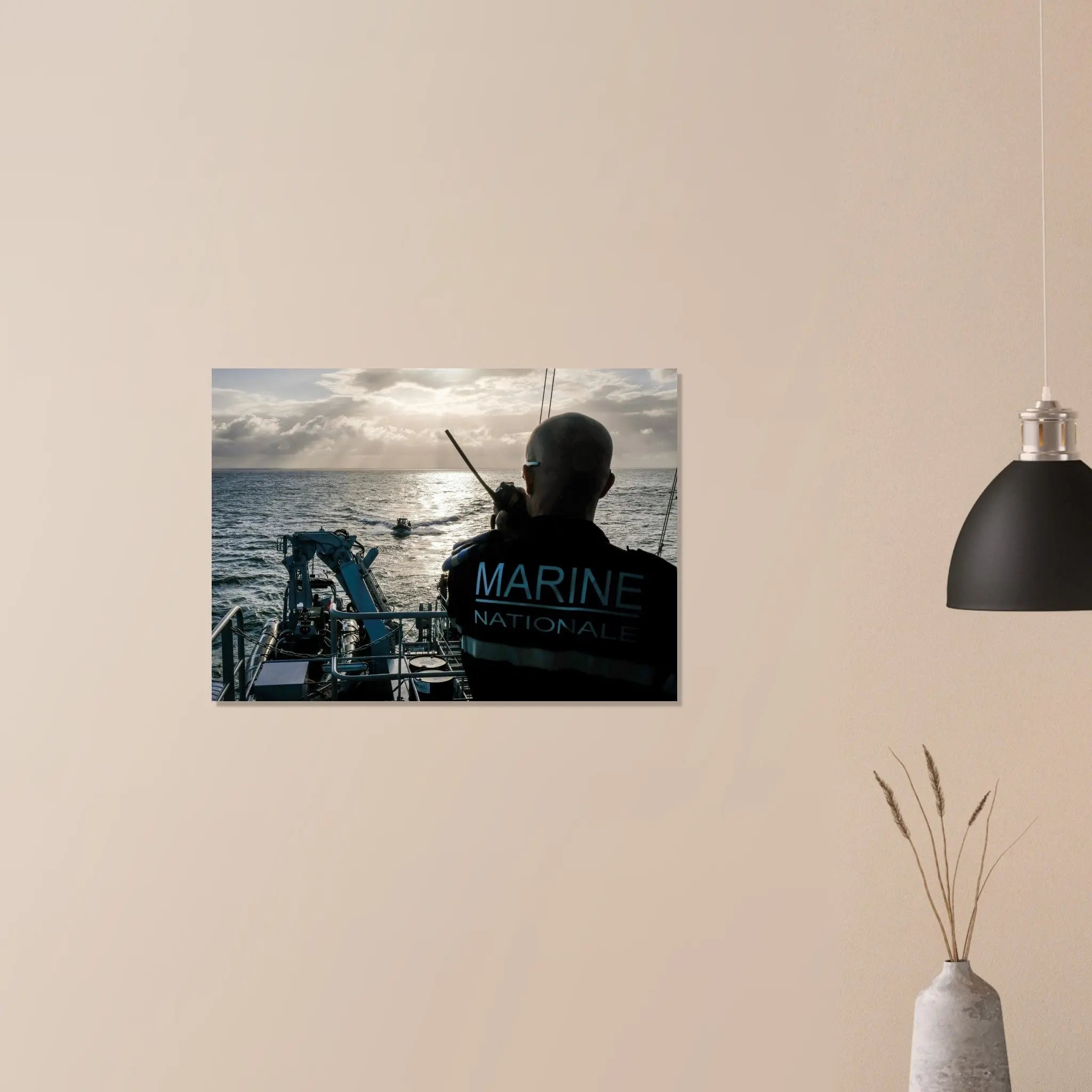Poster Photo - Guyane - coucher de soleil marine defense-zone.com