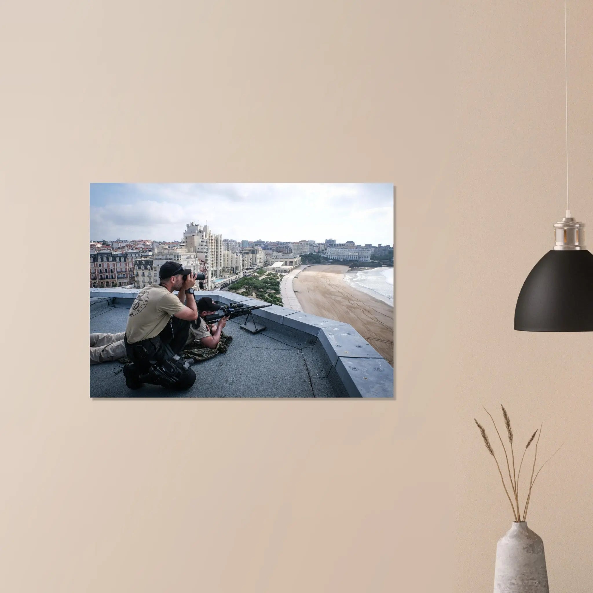 Poster Photo - Un tireur de haute précision du RAID lors du sommet du G7 defense-zone.com