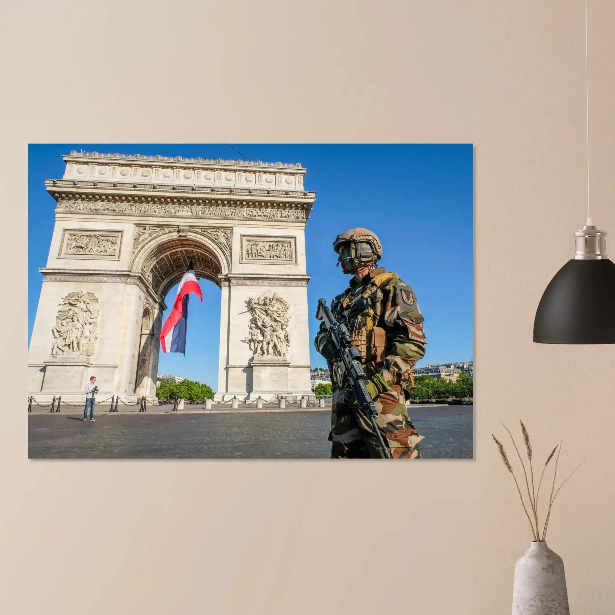 Poster Photo - Brigade parachutiste - GCP lors du 14 juillet defense-zone.com