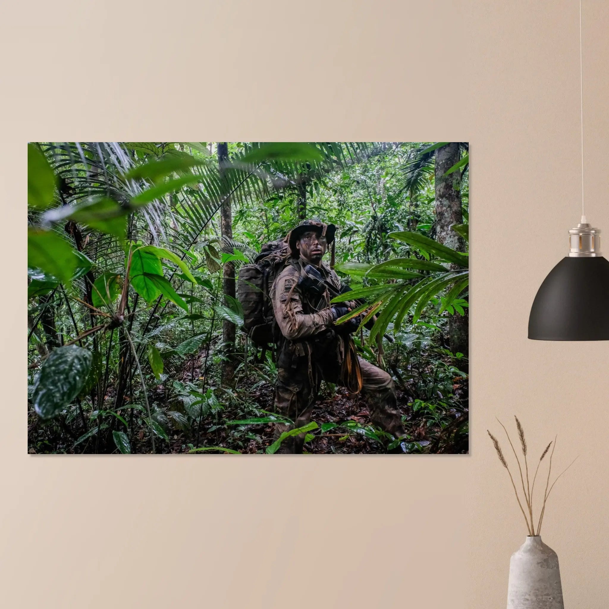 Poster Photo - Patrouille dans la jungle guyanaise pour la Légion étrangère defense-zone.com