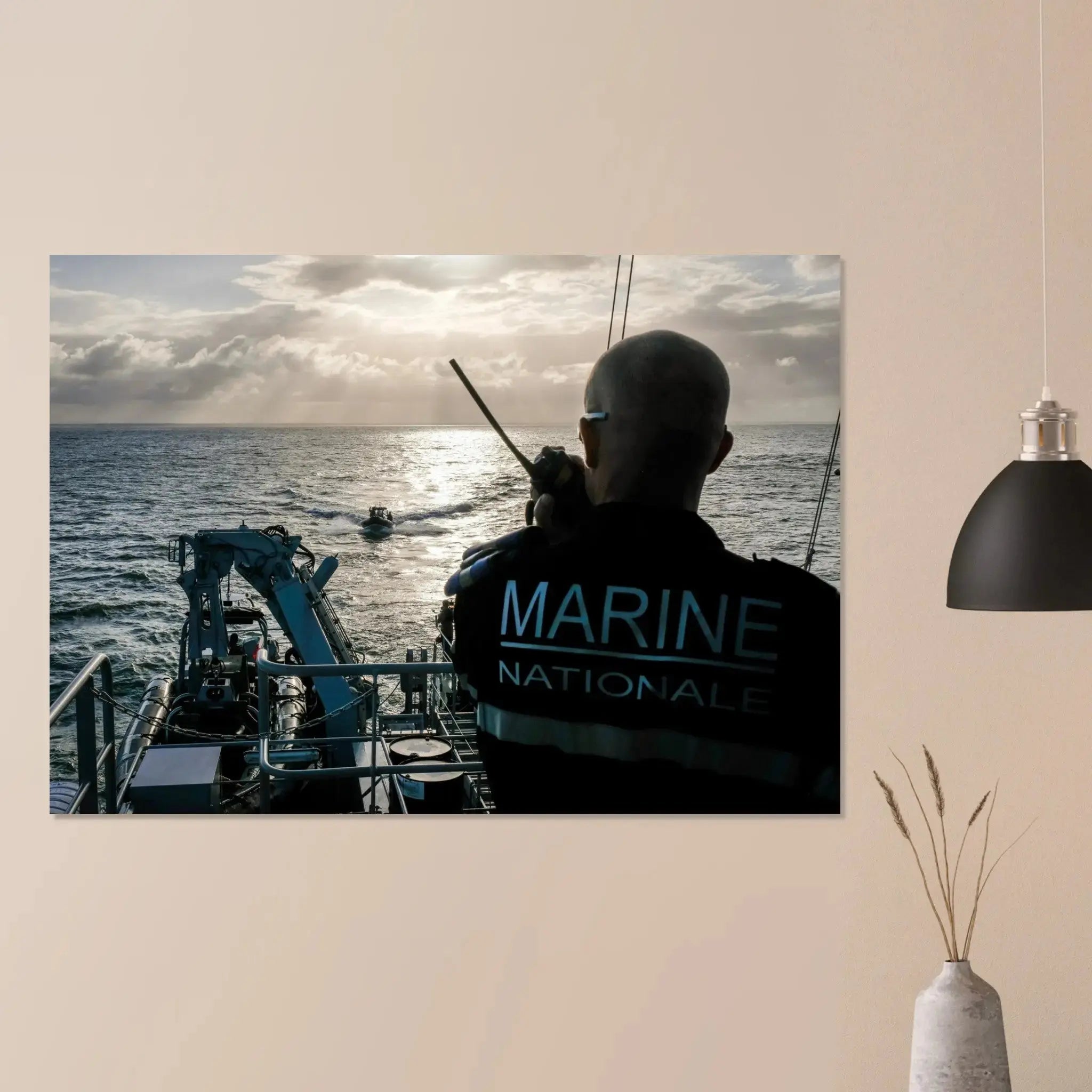 Poster Photo - Guyane - coucher de soleil marine defense-zone.com