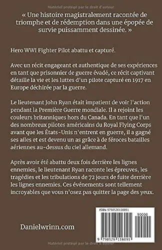 Ailes Brisées : L'histoire de l'évasion et de la survie d'un as de la chasse de la Première Guerre mondiale (Daniel Wrinn) defense-zone.com