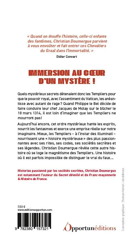 L'Ombre des templiers (Christian Doumergue) defense-zone.com