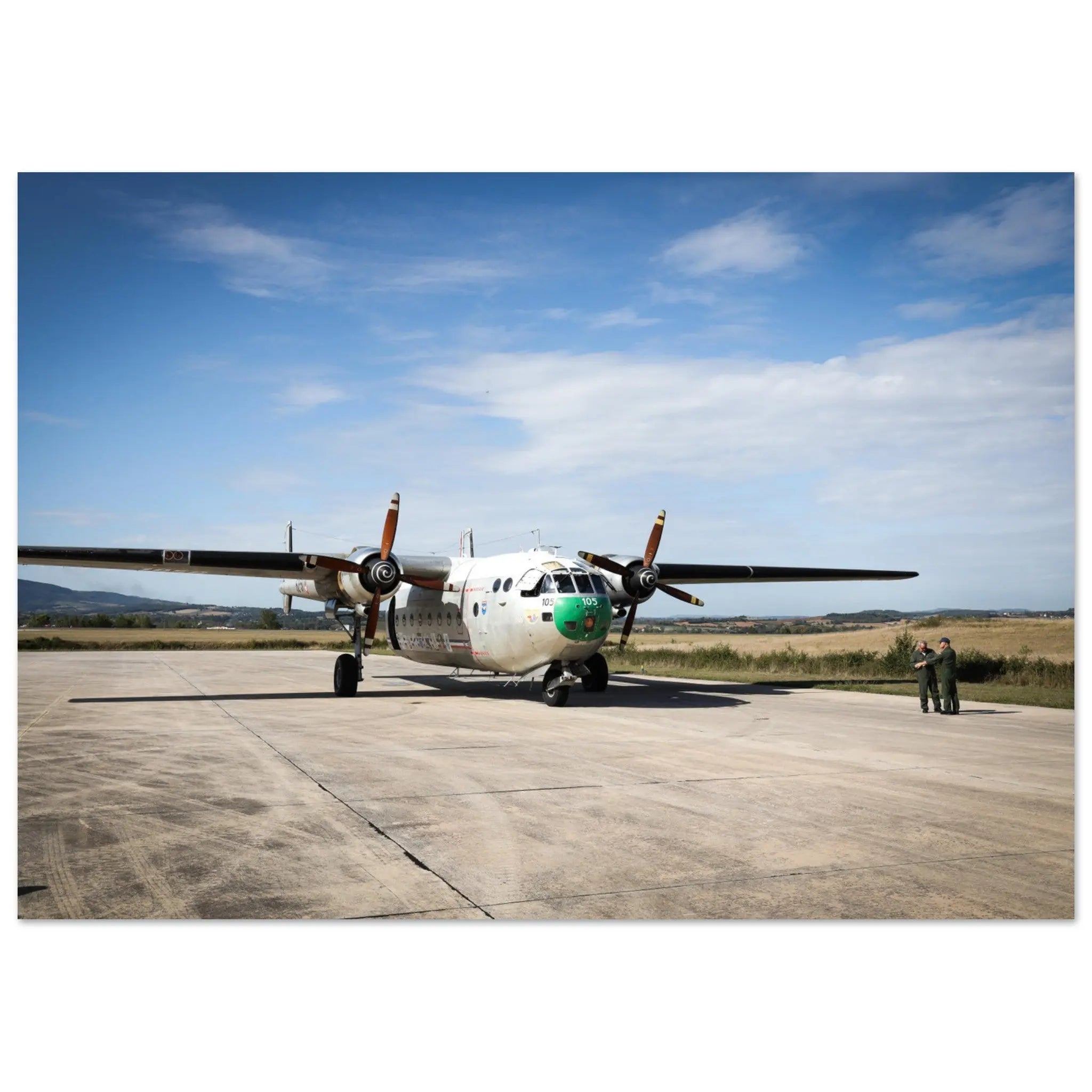 Poster Photo - Tout dernier Noratlas de l'armée de l'air defense-zone.com