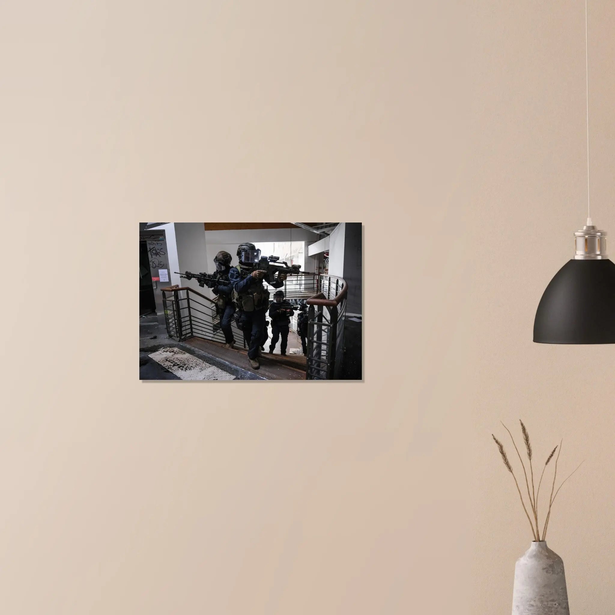 Poster Photo - Exercice de combat localisé pour le GIGN defense-zone.com