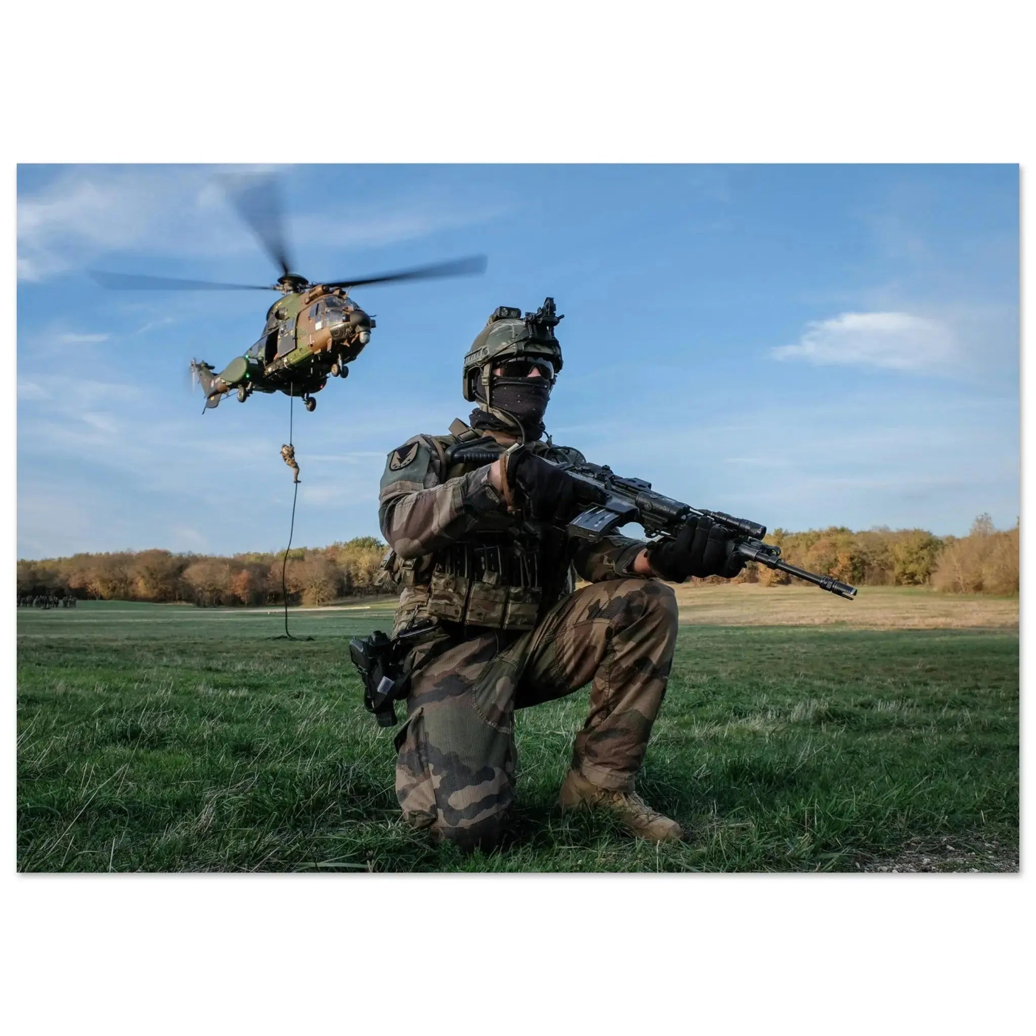 Poster Photo - Brigade parachutiste - Groupement Commando Parachutiste (GCP) defense-zone.com