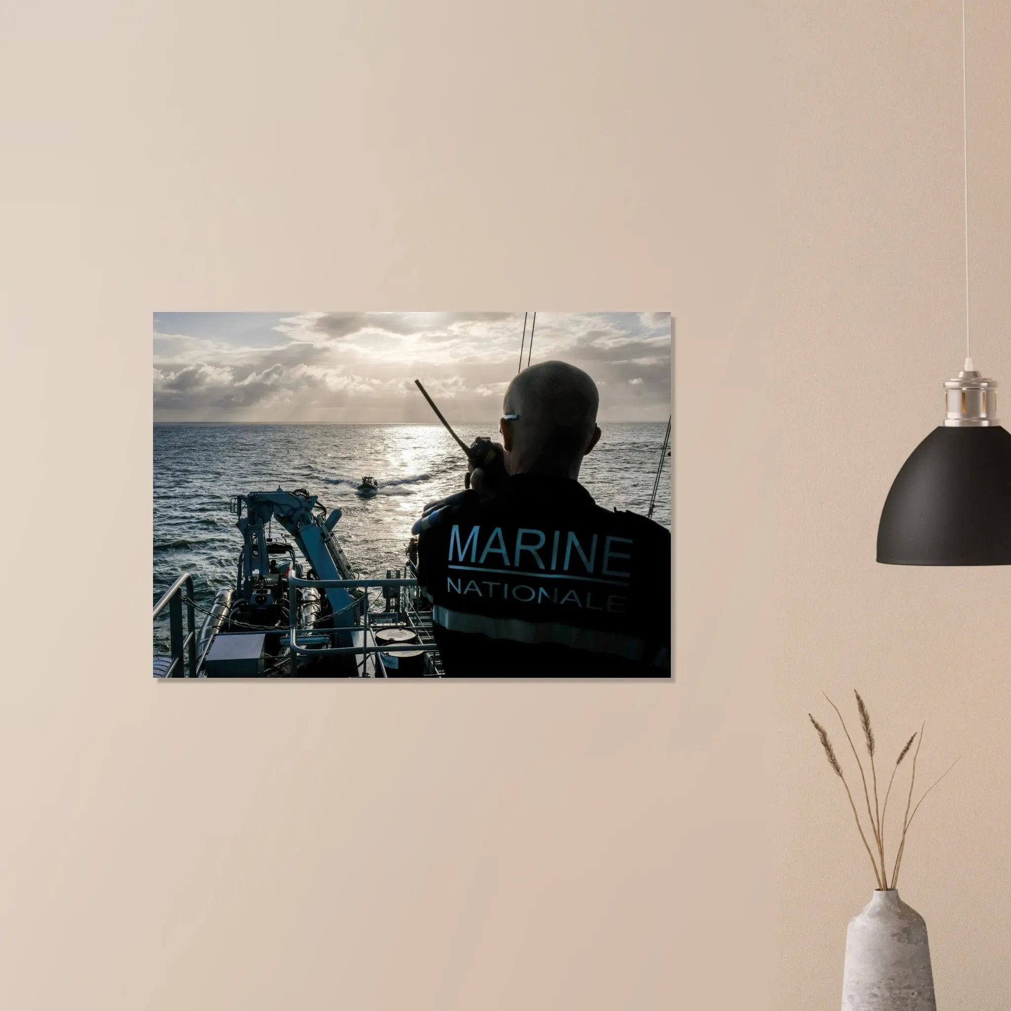 Poster Photo - Coucher de soleil guyanais pour la Marine nationale defense-zone.com