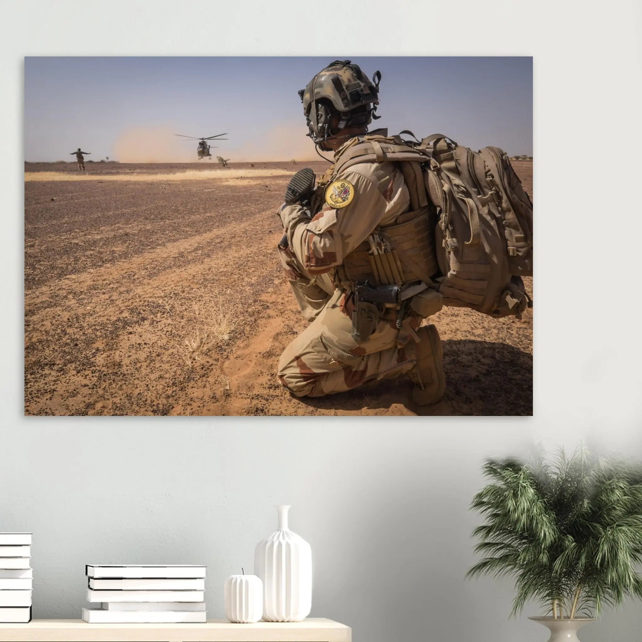 Poster Photo - Départ en hélicoptère Puma au Mali defense-zone.com