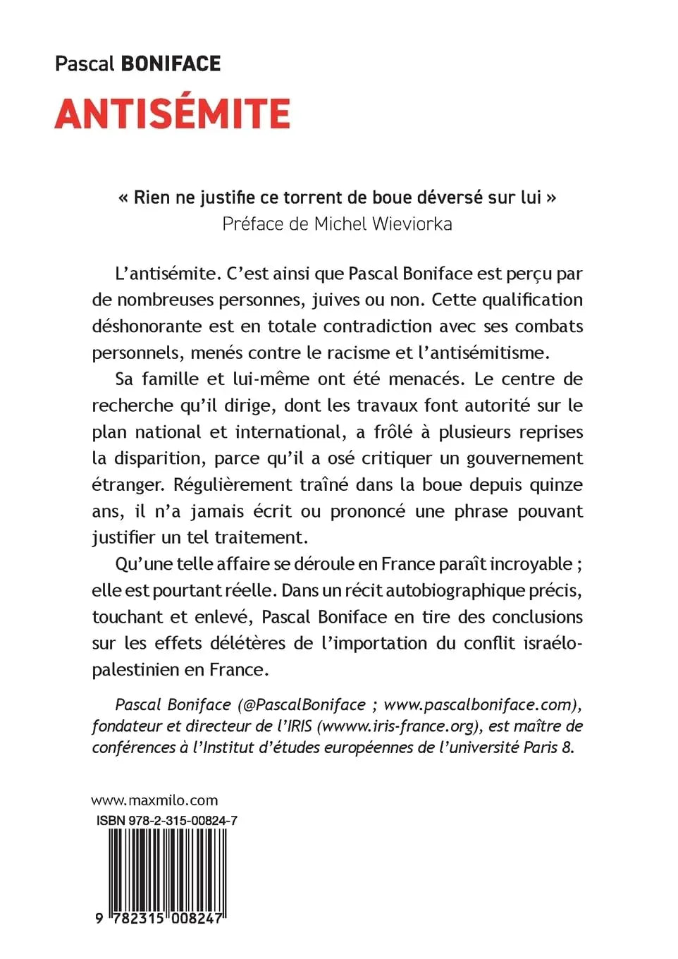 Antisémite (Pascal Boniface) defense-zone.com