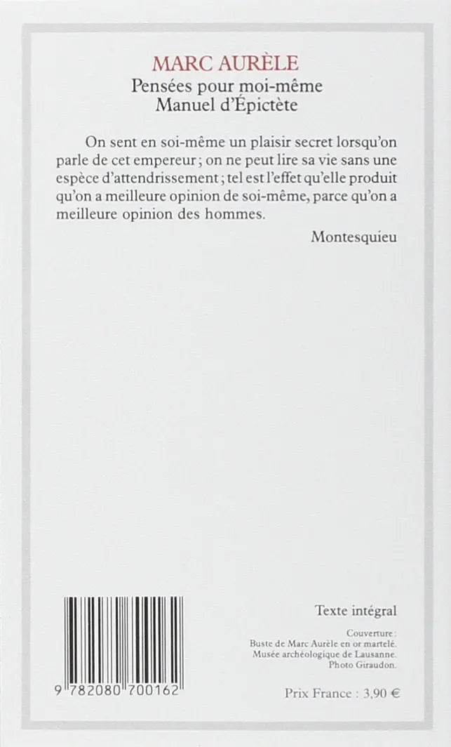 Pensées pour moi-même, Suivi de Manuel d'Epictète (Marc Aurèle) defense-zone.com