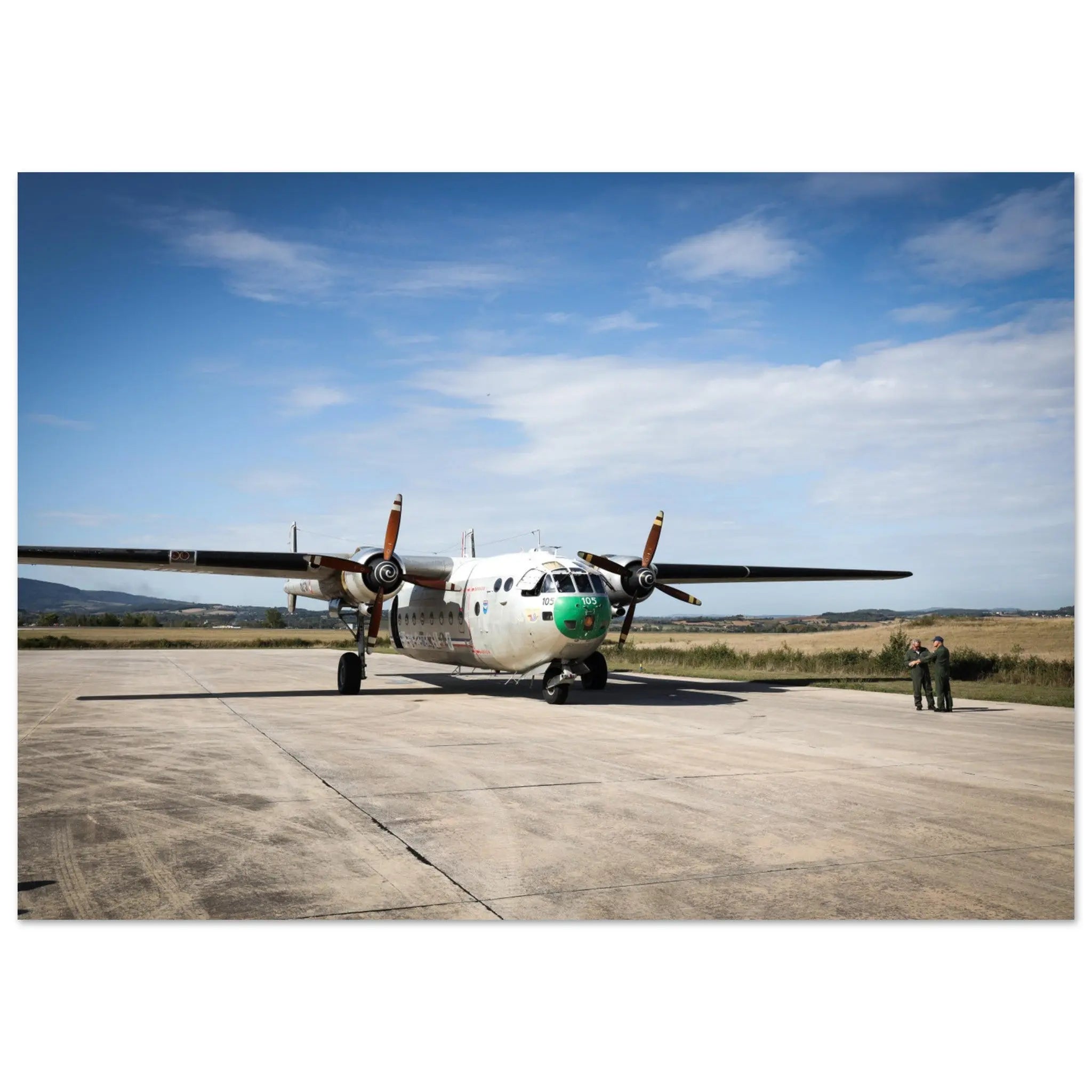 Poster Photo - Tout dernier Noratlas de l'armée de l'air defense-zone.com