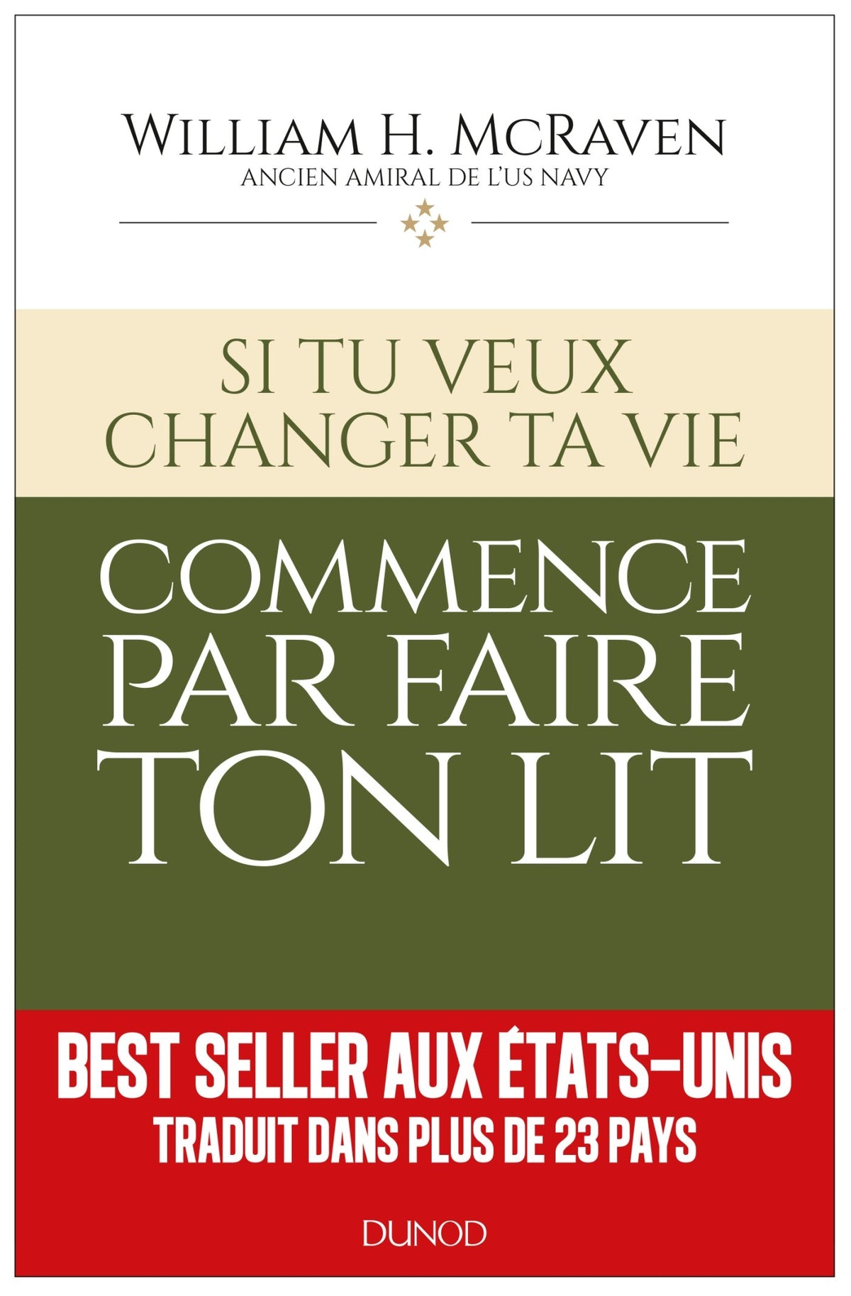 Si tu veux changer ta vie… commence par faire ton lit
