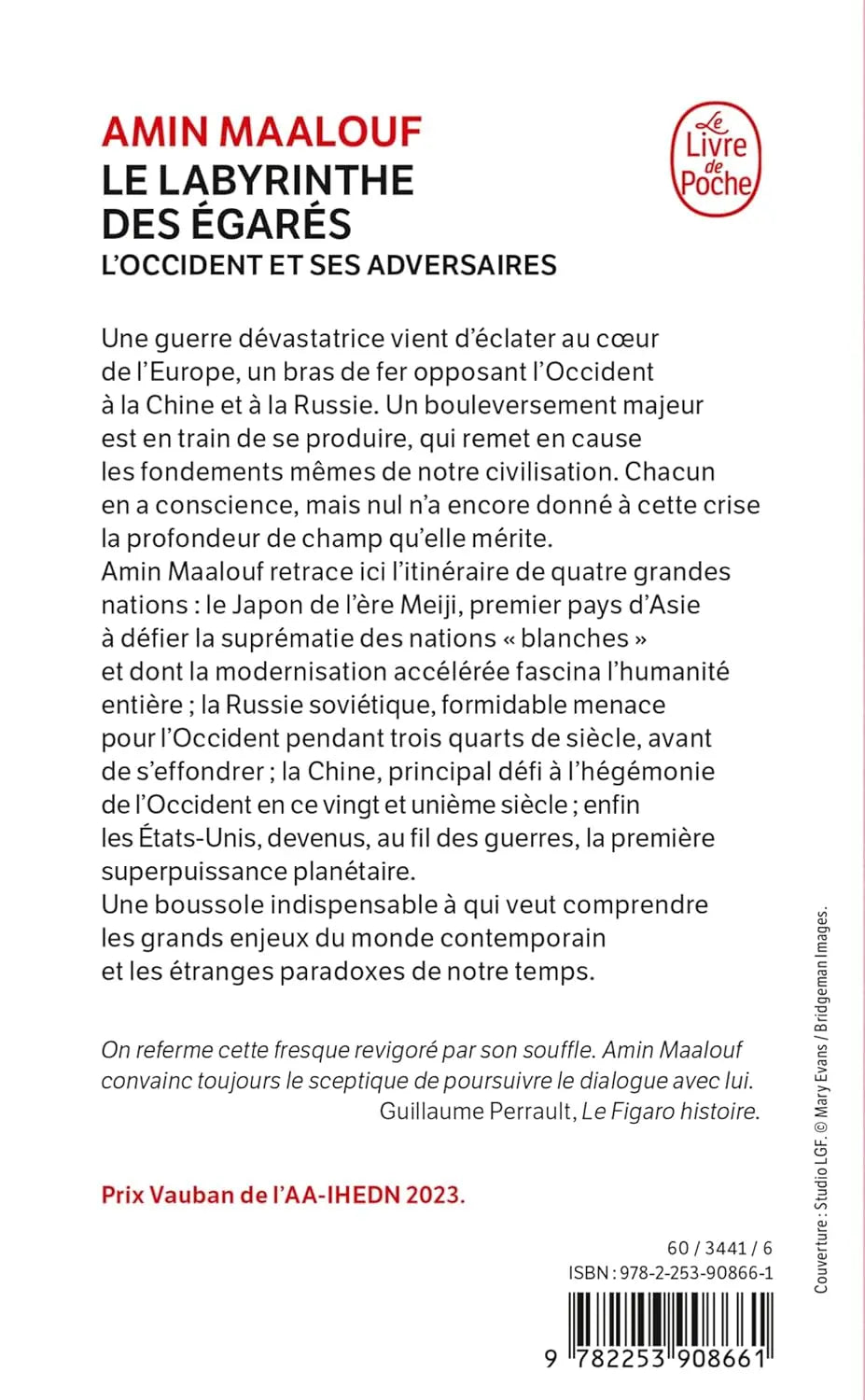 Le Labyrinthe des égarés : L'Occident et ses adversaires (Amin Maalouf) defense-zone.com