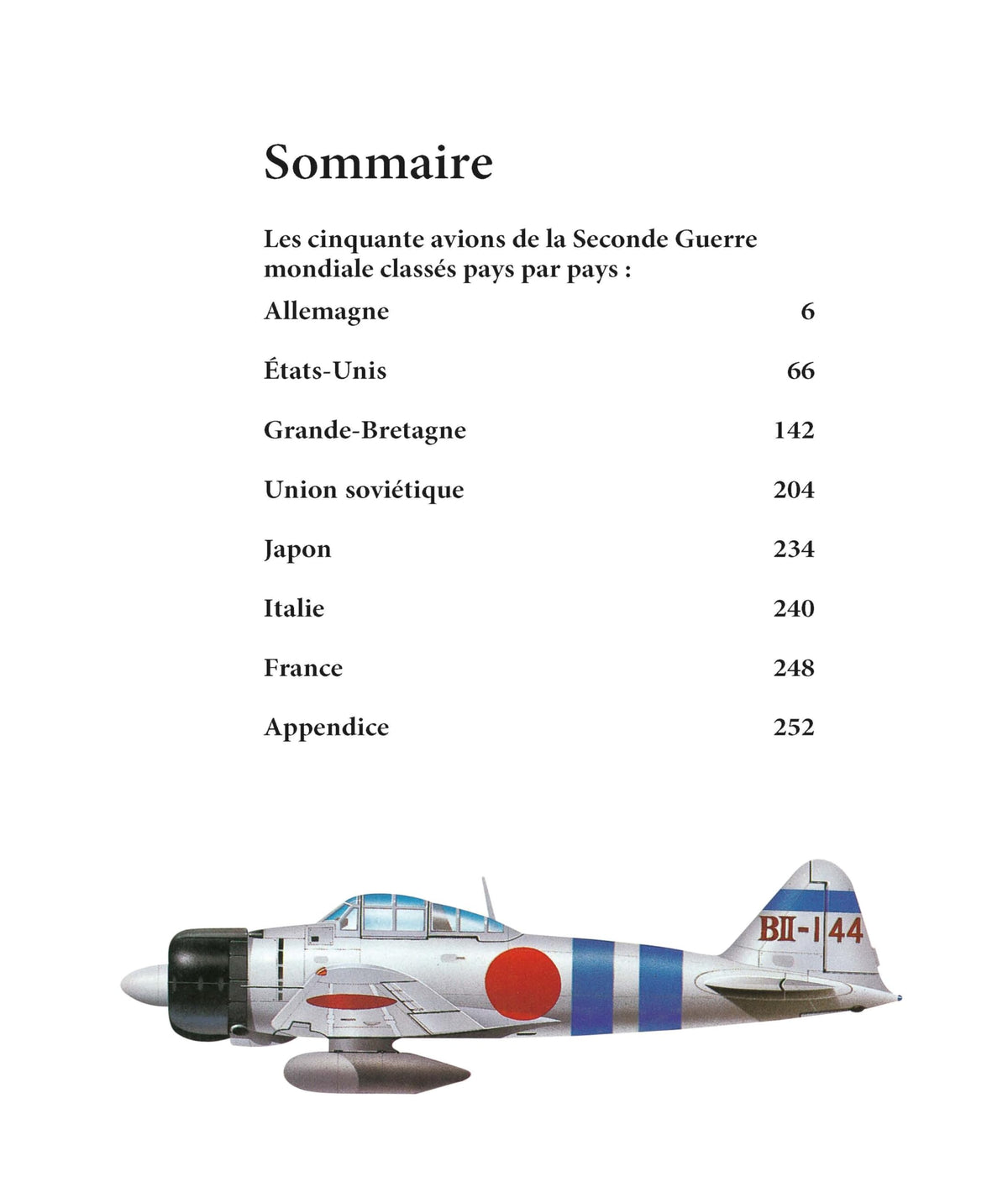 50 avions de la Seconde Guerre mondiale