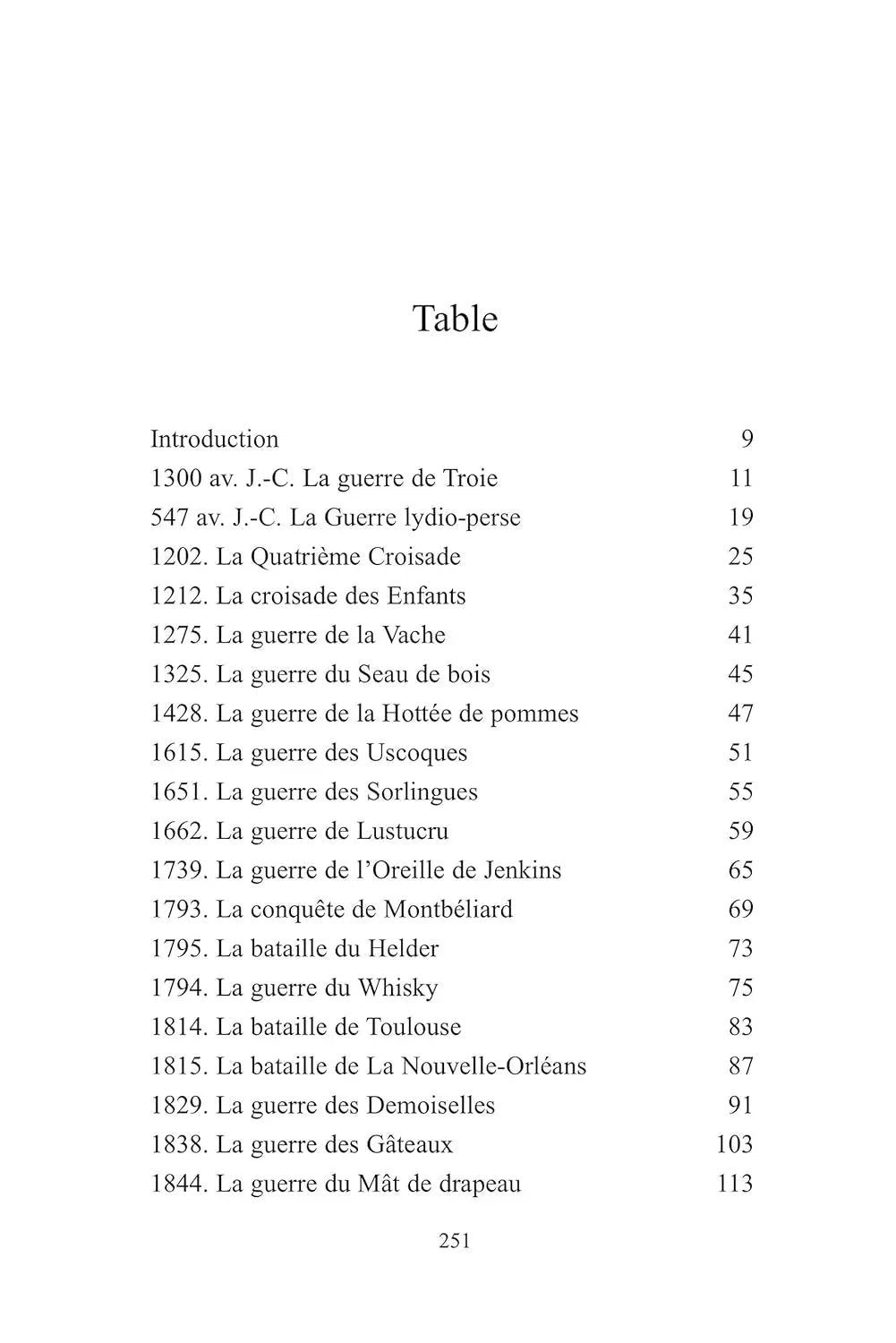 Les Guerres Stupides de l'Histoire (Bruno Fuligni) defense-zone.com