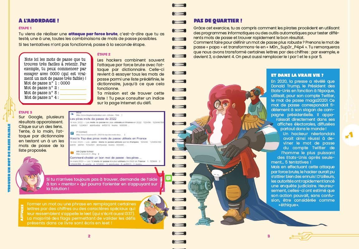 J'apprends à hacker - A partir de 9 ans: 30 défis pour découvrir la cybersécurité et déjouer le piratage (Sara Sellos) defense-zone.com