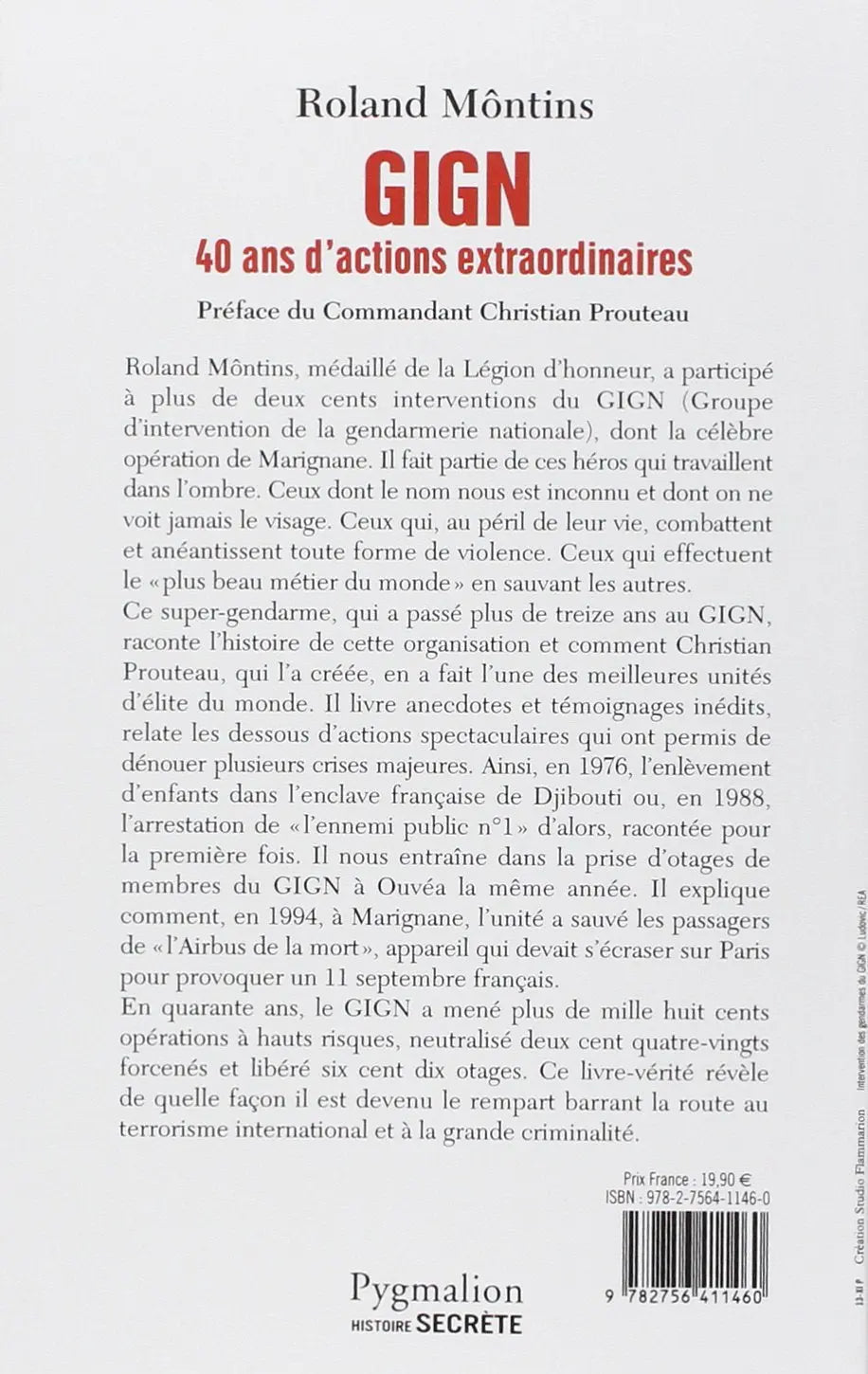 Gign 40 ans d'actions extraordinaires (Roland Môntins) defense-zone.com