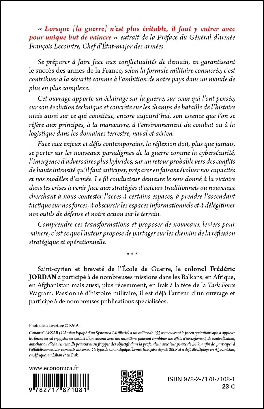 Pour le succès des armes de la France... (Frédéric Jordan) defense-zone.com