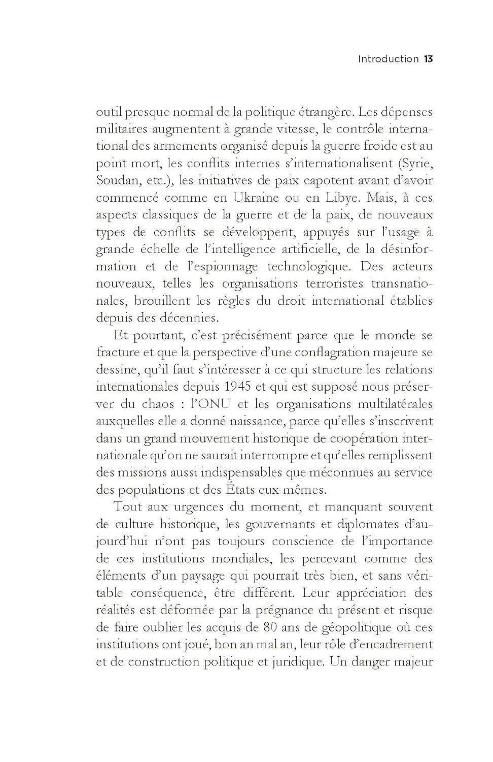 Le défi de la paix Remodeler les organisations internationales (Anne-Cécile Robert) defense-zone.com