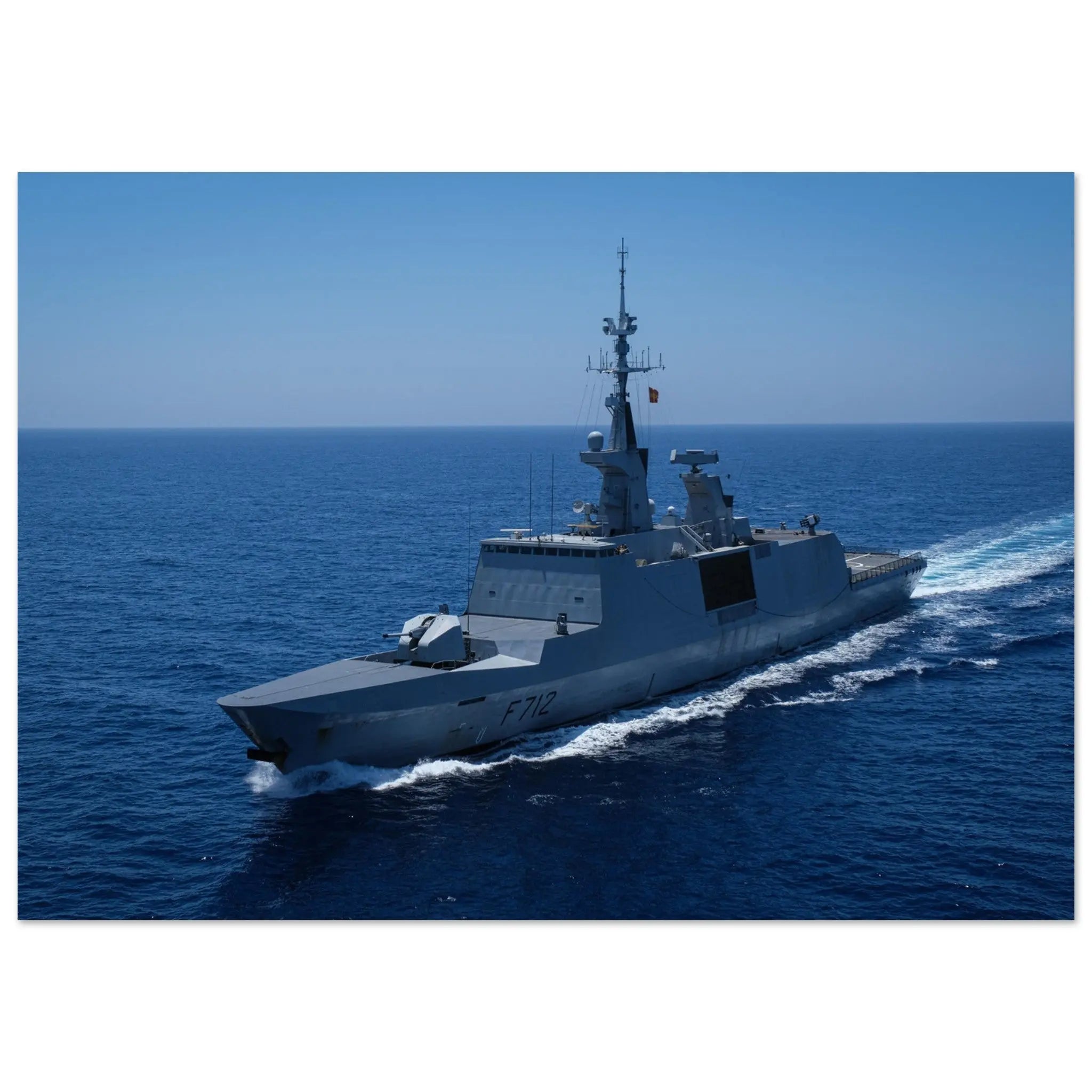 Poster Photo - Frégate Le Courbet de la Marine nationale defense-zone.com