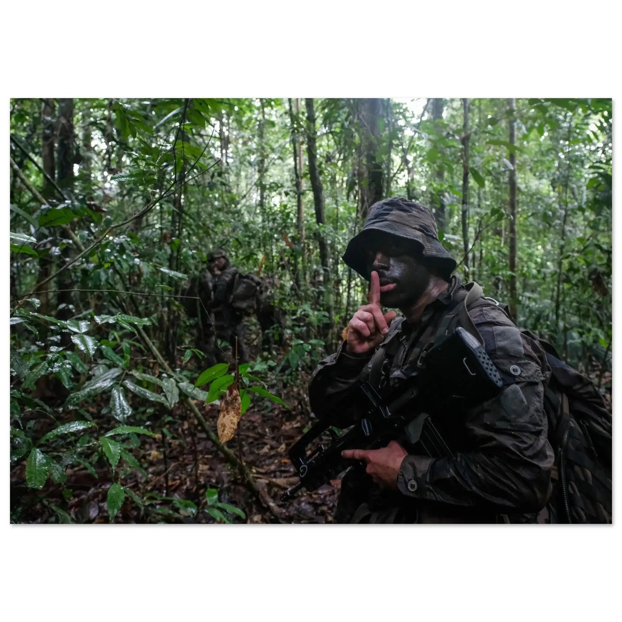 Poster Photo - Guyane - orpaillage harpie defense-zone.com