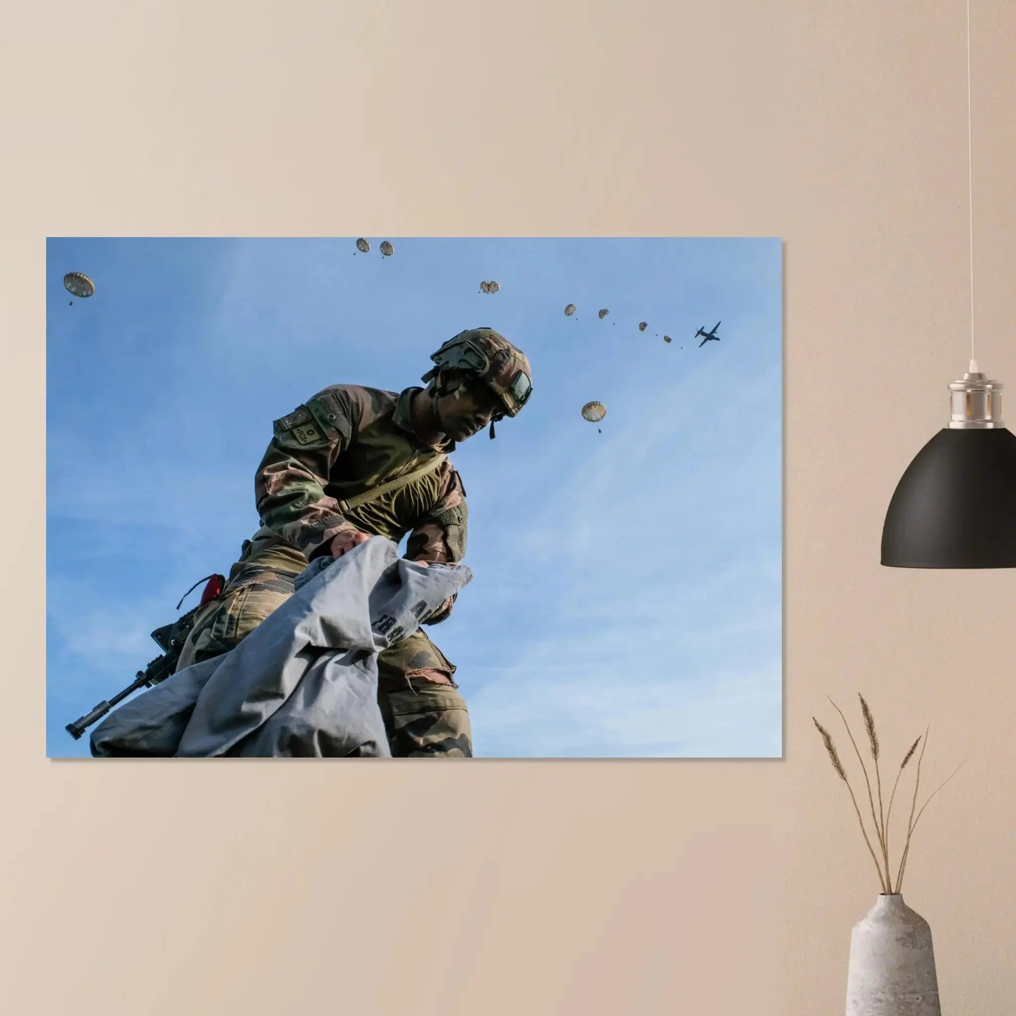 Poster Photo - couverture de notre livre "Paras" (avec la 11e brigade parachutiste) defense-zone.com